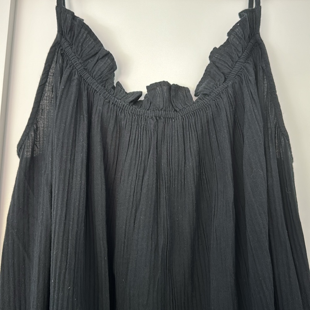 NWT Jcrew Black Flowy Dress - Picture 6 of 7